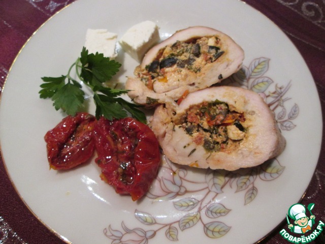Stuffed chicken fillet