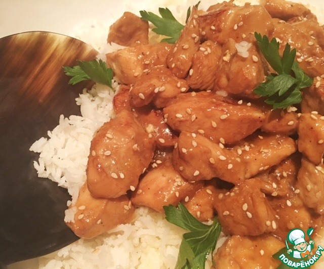 Honey-lemon chicken 
