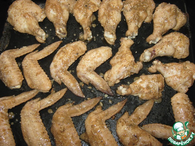 Ginger chicken wings