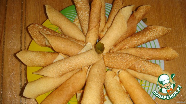 Snack of pancakes with cucumber