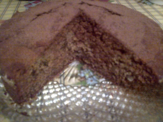 Орехово-шоколадный кекс