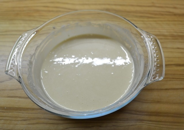 Yeast pancakes on serum