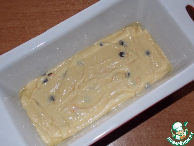Апельсиновый кекс с шоколадом