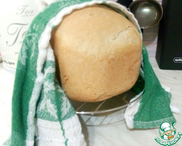 Малодрожжевой хлеб с цельнозерновой мукой