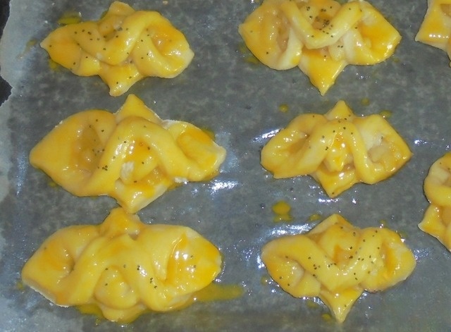 Булочки с яблочно-рисовой начинкой