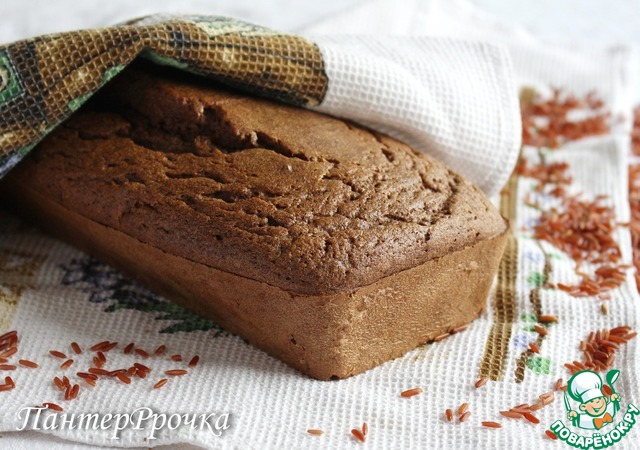 Хлеб-кекс из красного риса