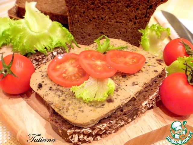 Rye bread with bran cereal and mnogoseriynoye