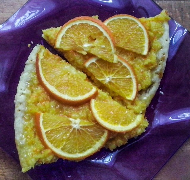 Апельсиновая пицца