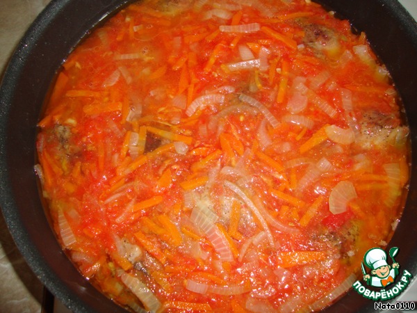 Shank in a mild sauce