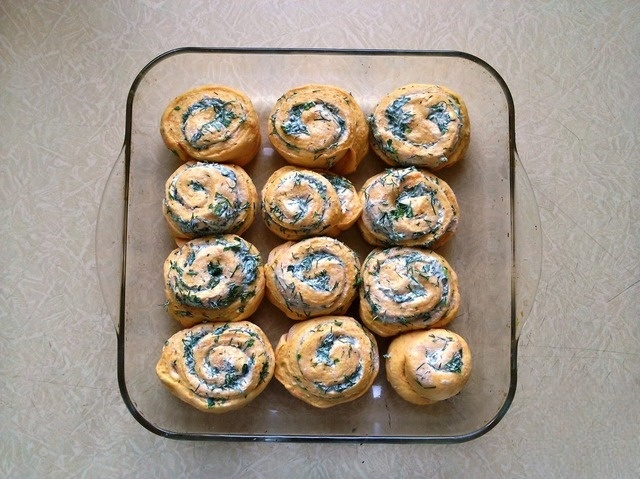 Булочки тыквенные