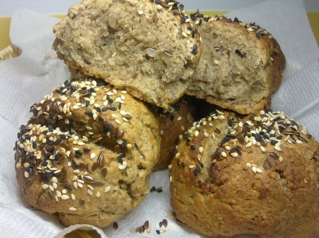 Булочки из 5 злаков к завтраку с тмином