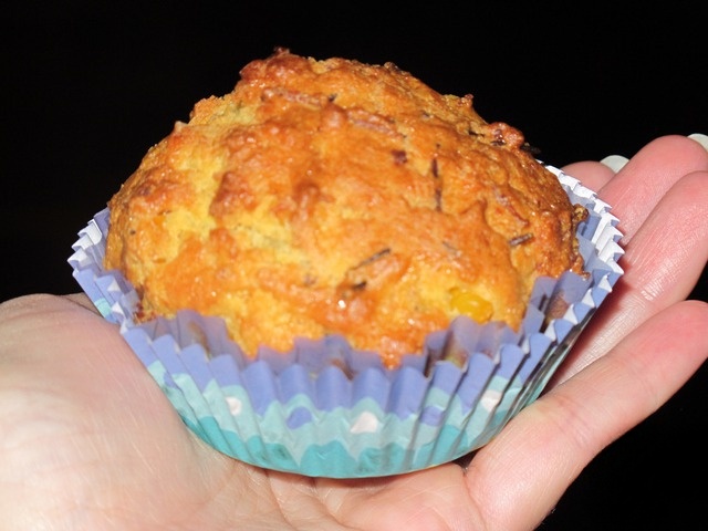 Кексы с диким рисом и кукурузой