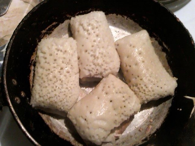 Блины с капустой и грибами