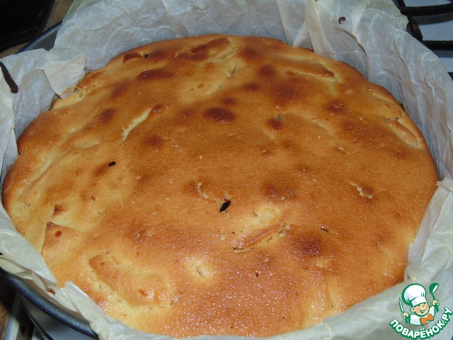 Manna-Apple pie with chocolate