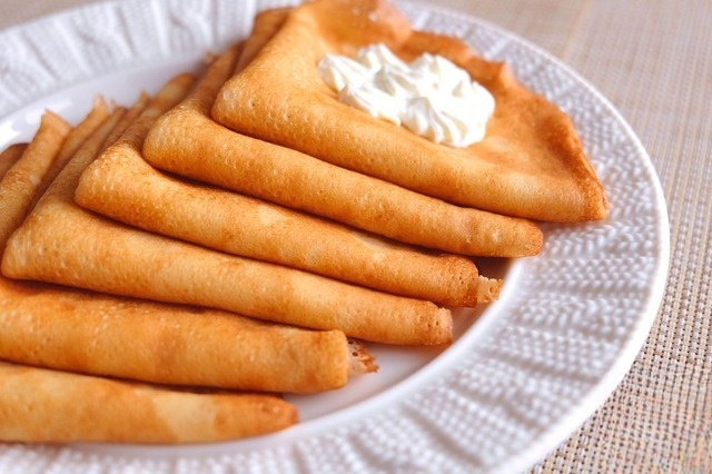 Блинчики простые с гречневой мукой