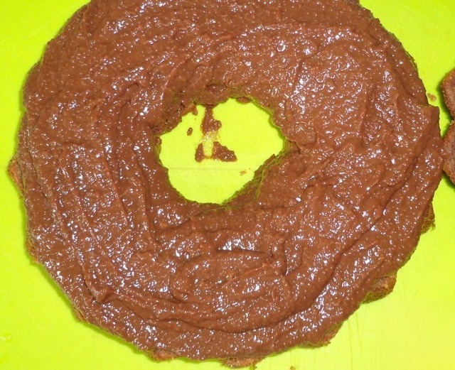 Cupcake with chocolate cream Manne