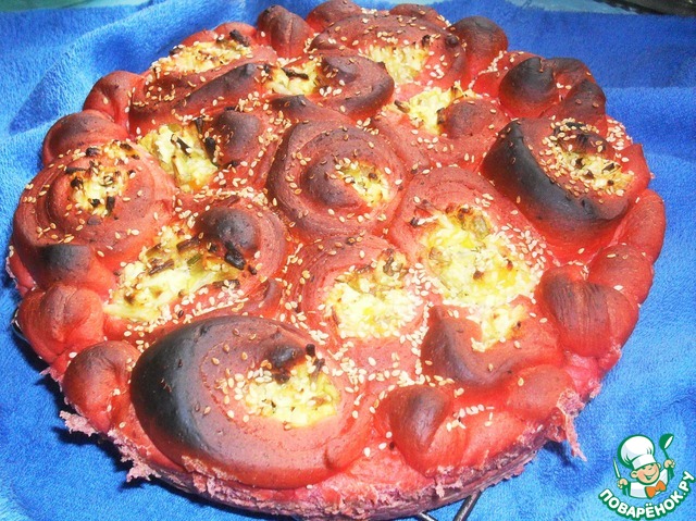 Pie dough beet