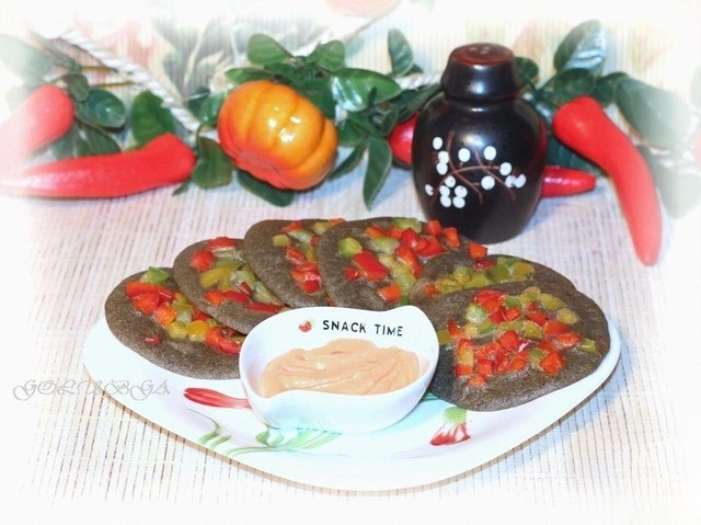 Рисовые блинчики с припеком