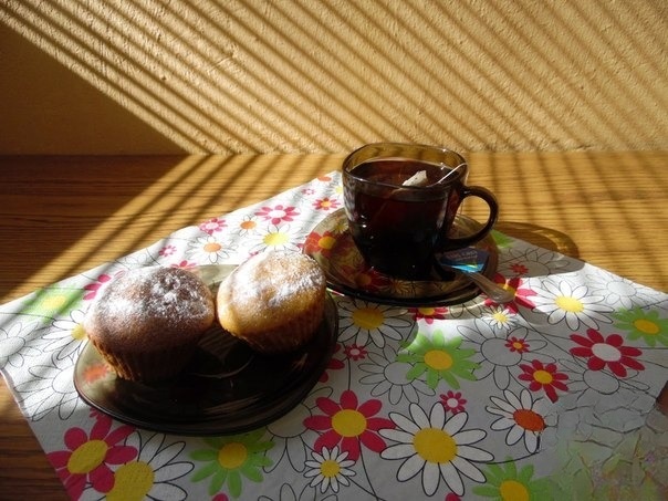 Tender muffins made with milk