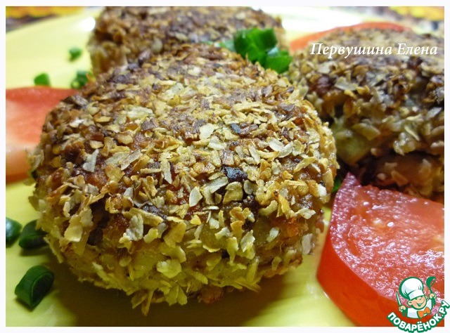 Rice canning meatballs with cereals