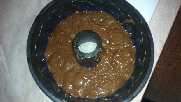 Chocolate cupcake with cream cheese