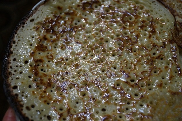 Pancakes potato yeast