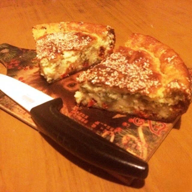 Сырный кекс с вялеными томатами