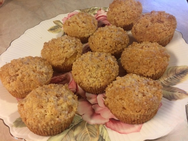 Морковно-апельсиновые кексы со штрейзелем