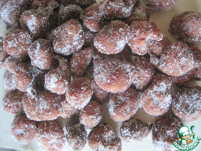 Клубничные пышки