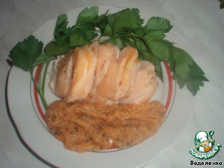 Chicken breast with quince