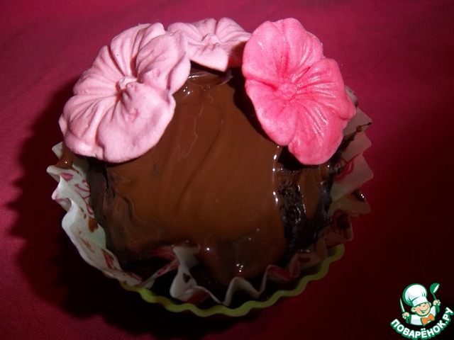 Extra chocolate wine cupcakes
