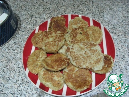 Oat pancakes with full sun