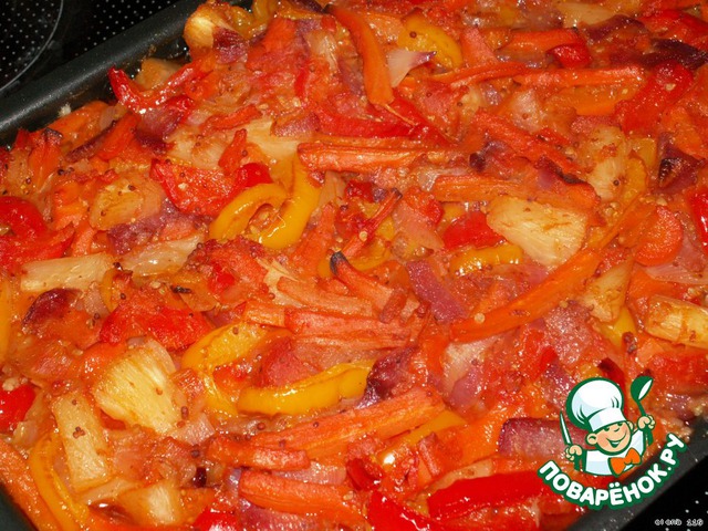Chicken in sour-sweet marinade