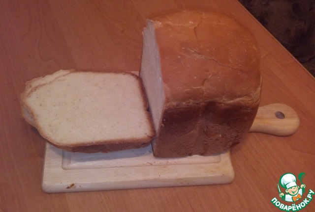 Bread made with milk from Borisych
