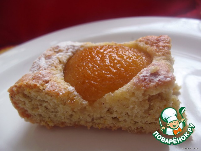 Squares with peaches