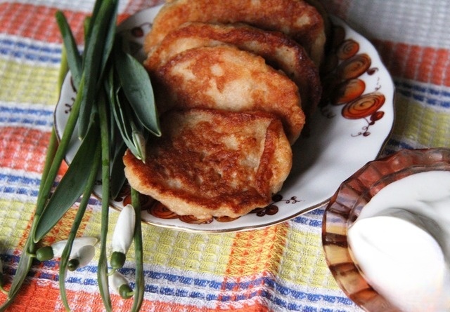 Оладьи из сухарей