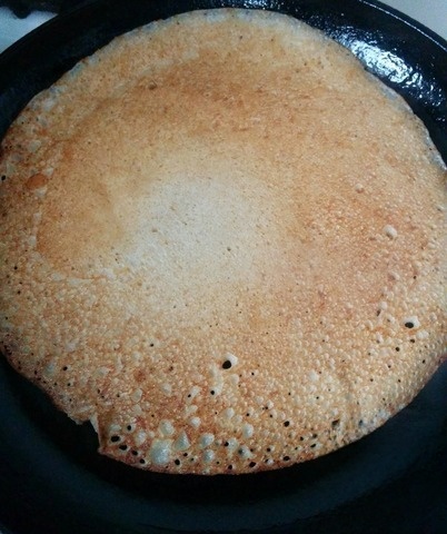 Spicy pancakes with rye flour