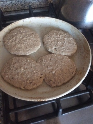 Геркулесовые оладьи с отрубями