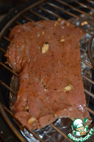 Peppered beef grill