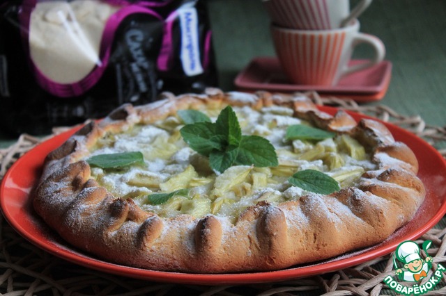 Rhubarb pie