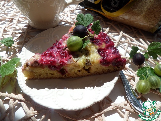 Gooseberry tart 