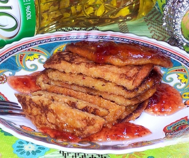 Оладьи из пшённой каши с морковным соком