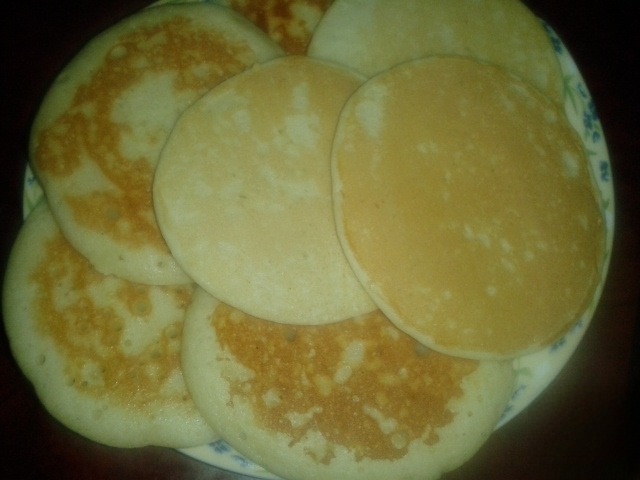 Пористые панкейки без соды