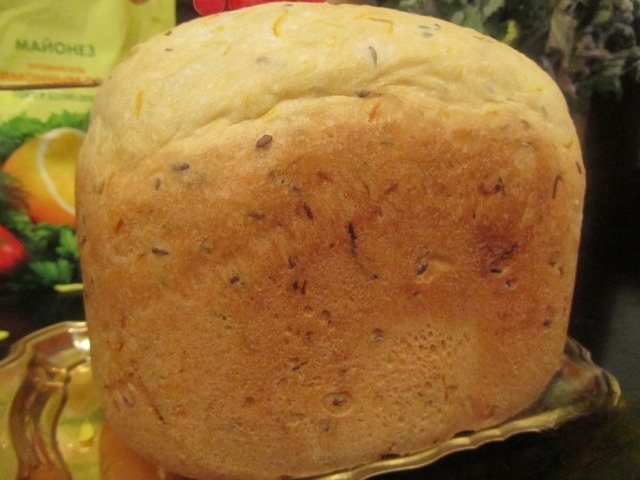 Pumpkin bread-mayonnaise