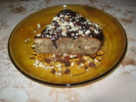 Walnut cake (Mazurka)