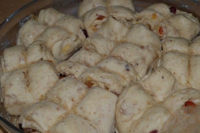 Плюшки злаковые с цукатами