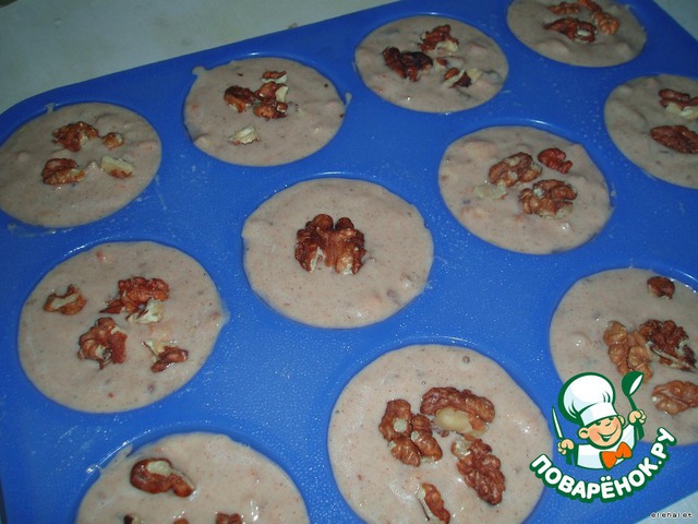 Яблочные кексы с корицей