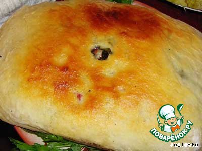 Пирог со свекольными листьями а-ля 