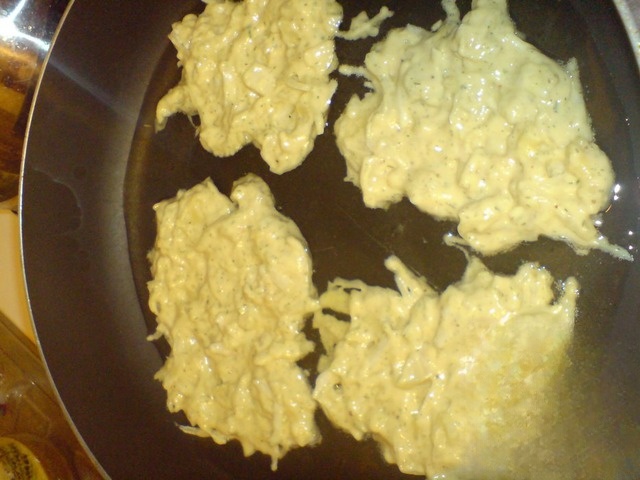 Pancakes with cabbage
