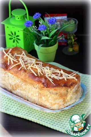 Pancake casserole with julienne